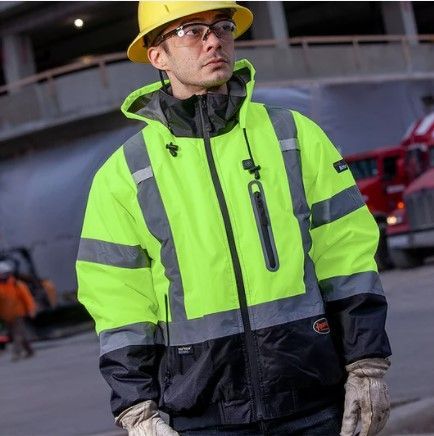 SureWerx Pioneer® 5408AU/2XL Heated Safety Bomber Jackets