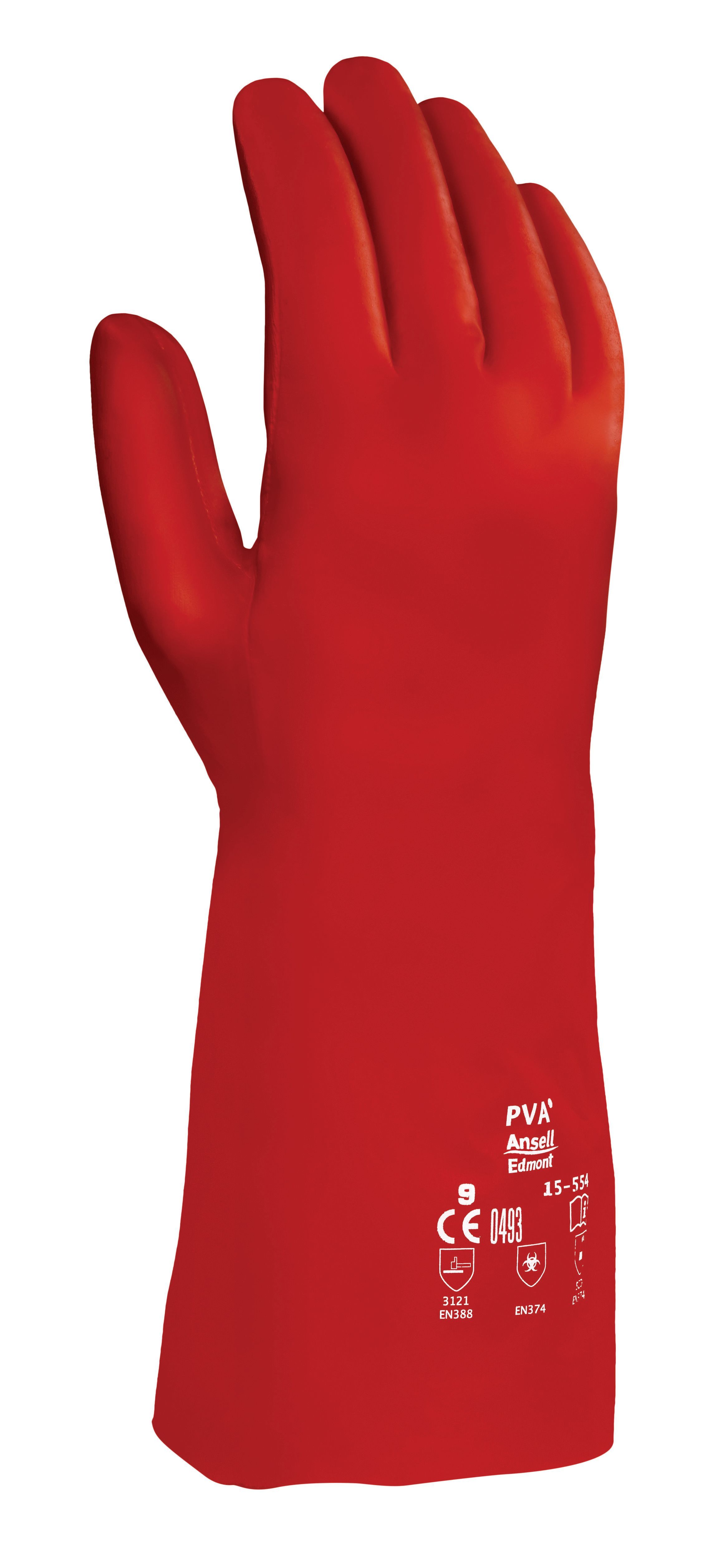 Ansell® PVA™ 15-554/10 Chemical-Resistant Gloves