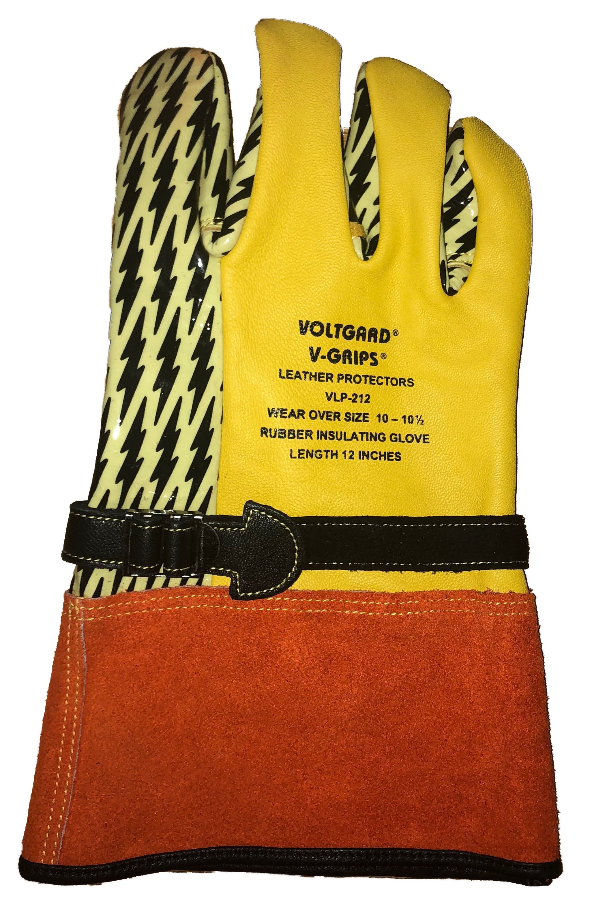 Saf-T-Gard® Voltgard® VLP-212/10 V-GRIPS® Leather Protector Gloves