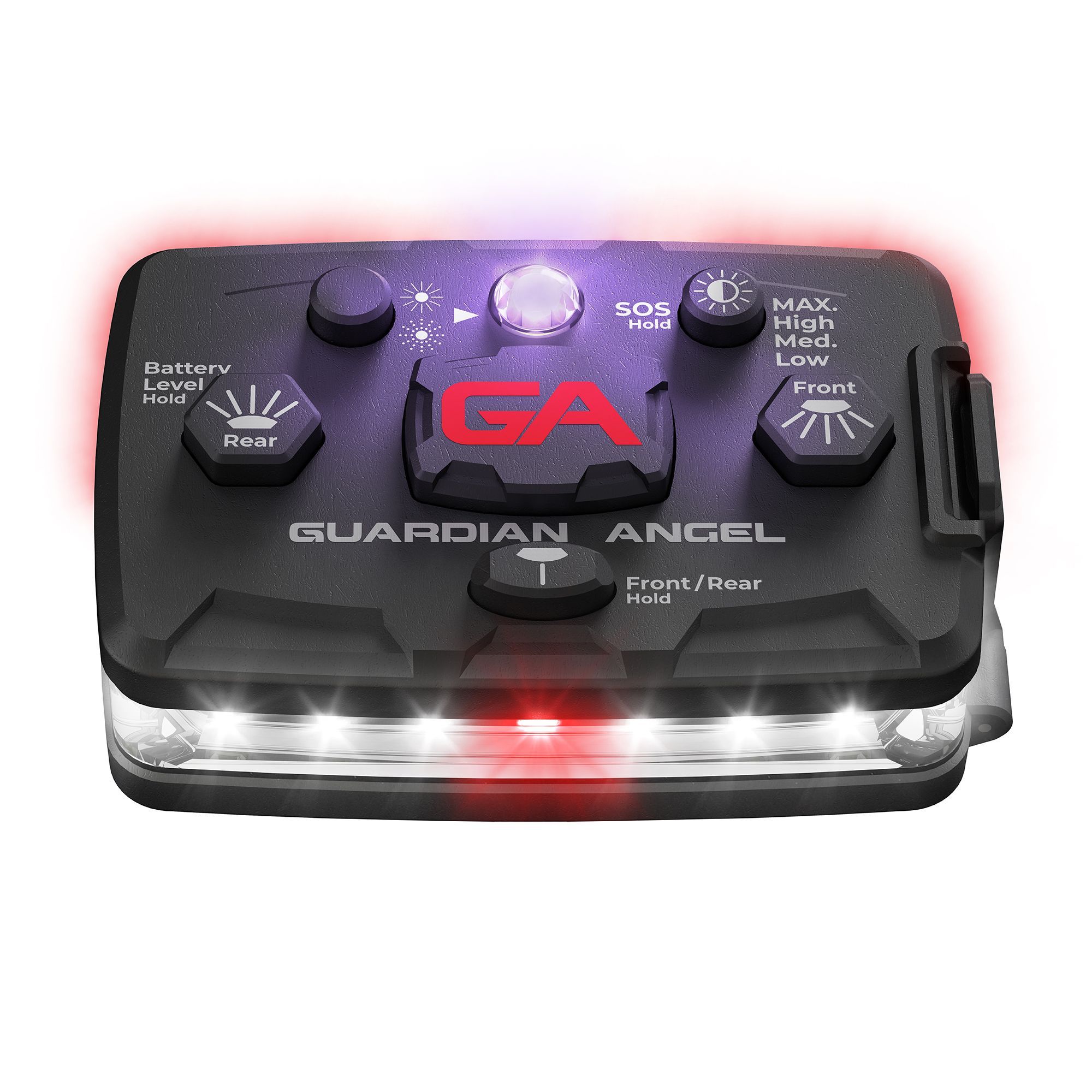 Guardian Angel™ Elite Series™ ELT-W/R White/Red Wearable Safety Light