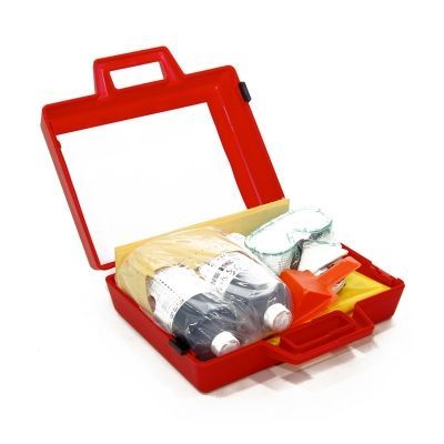 FyterTech Nonwovens™ Spilfyter™ 440133 Grab & Go Compact Battery Acid Spill Kit