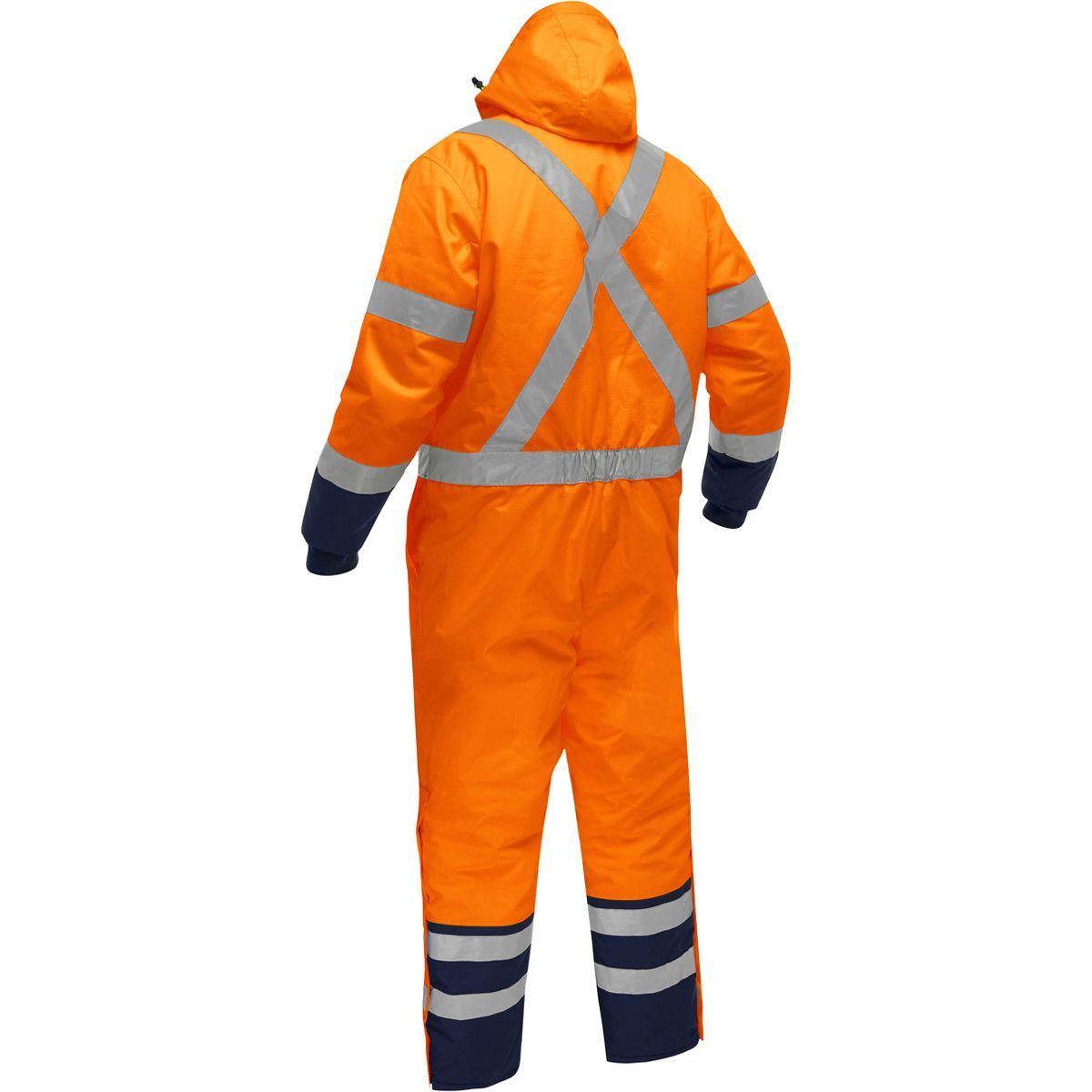 PIP Global Safety Bisley® 344M6453X-ORNV/2XL Hi-Viz Orange ANSI Type R Class 3 Extreme Cold Coverall