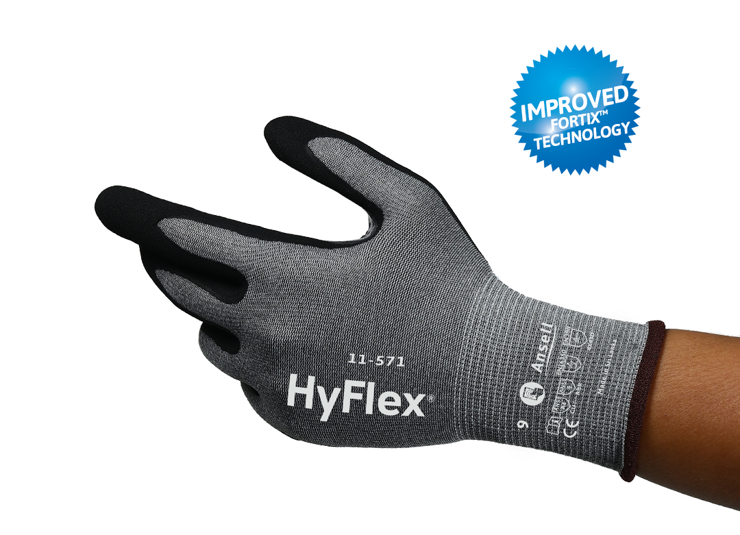 Ansell® HyFlex® 11-571/10 Coated Cut-Resistant Gloves