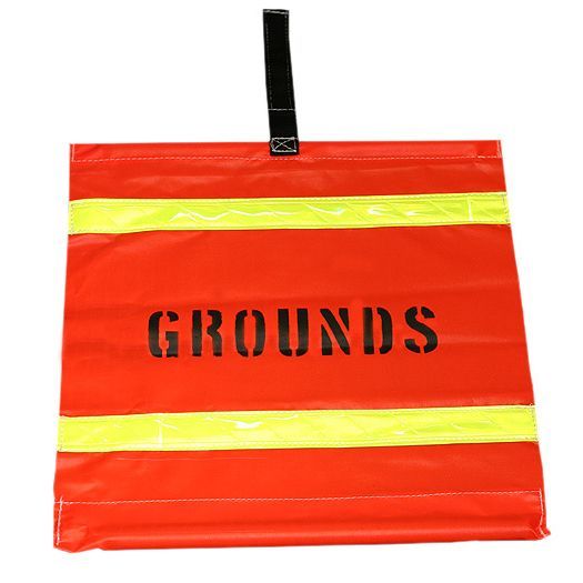 Estex 1632-GR Grounds Warning Placard