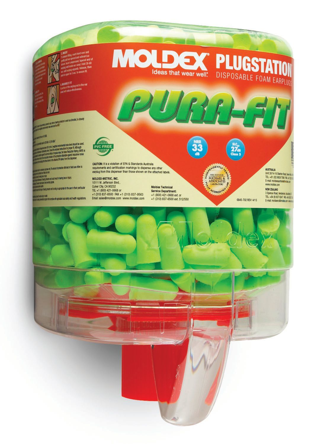 Moldex® Pura-Fit® 6844 PlugStation® Earplug Dispenser