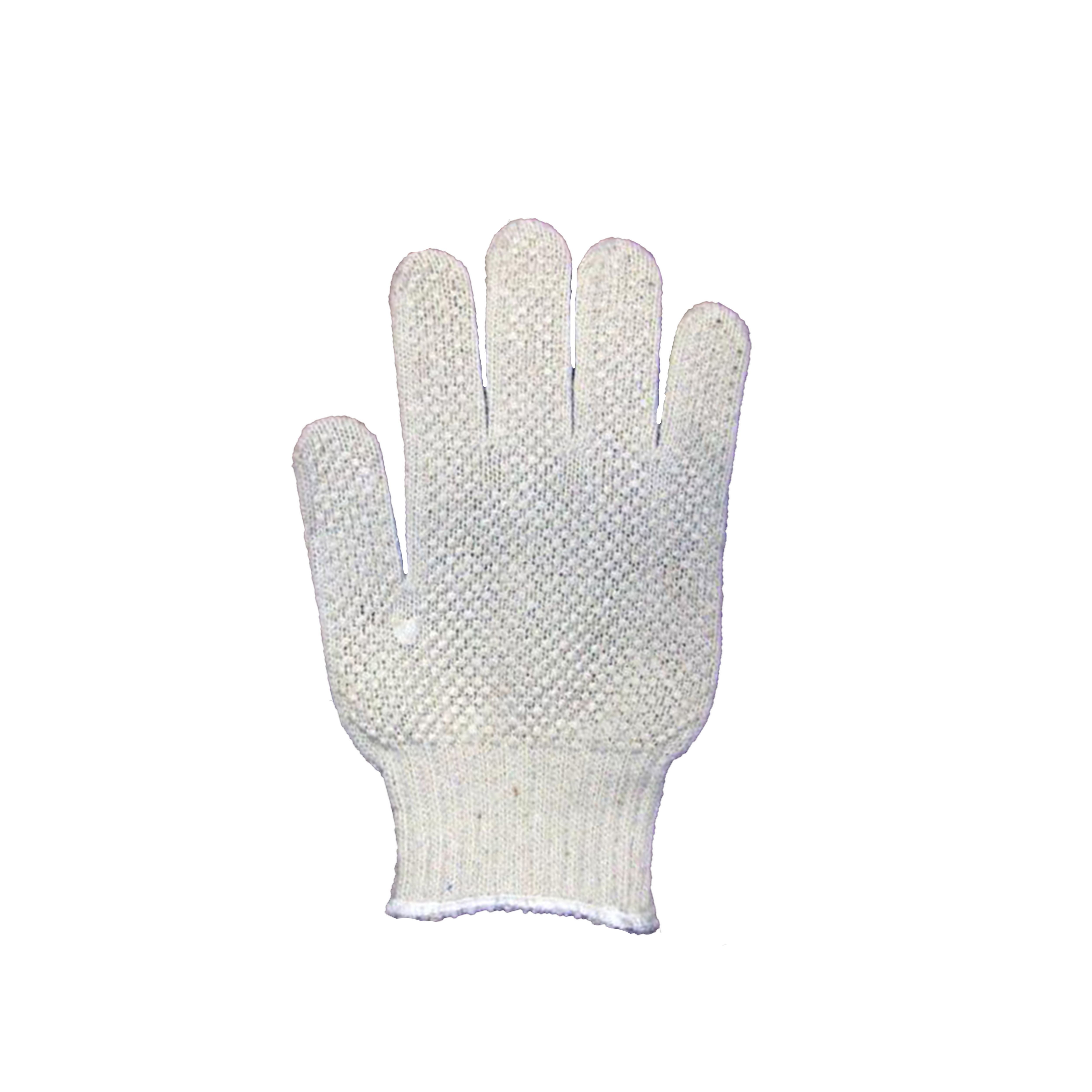 Saf-T-Gard® Comfo-Grip® 792DD PVC Double-Dotted Reversible String Knit Work Gloves, Heavyweight, Men's Size