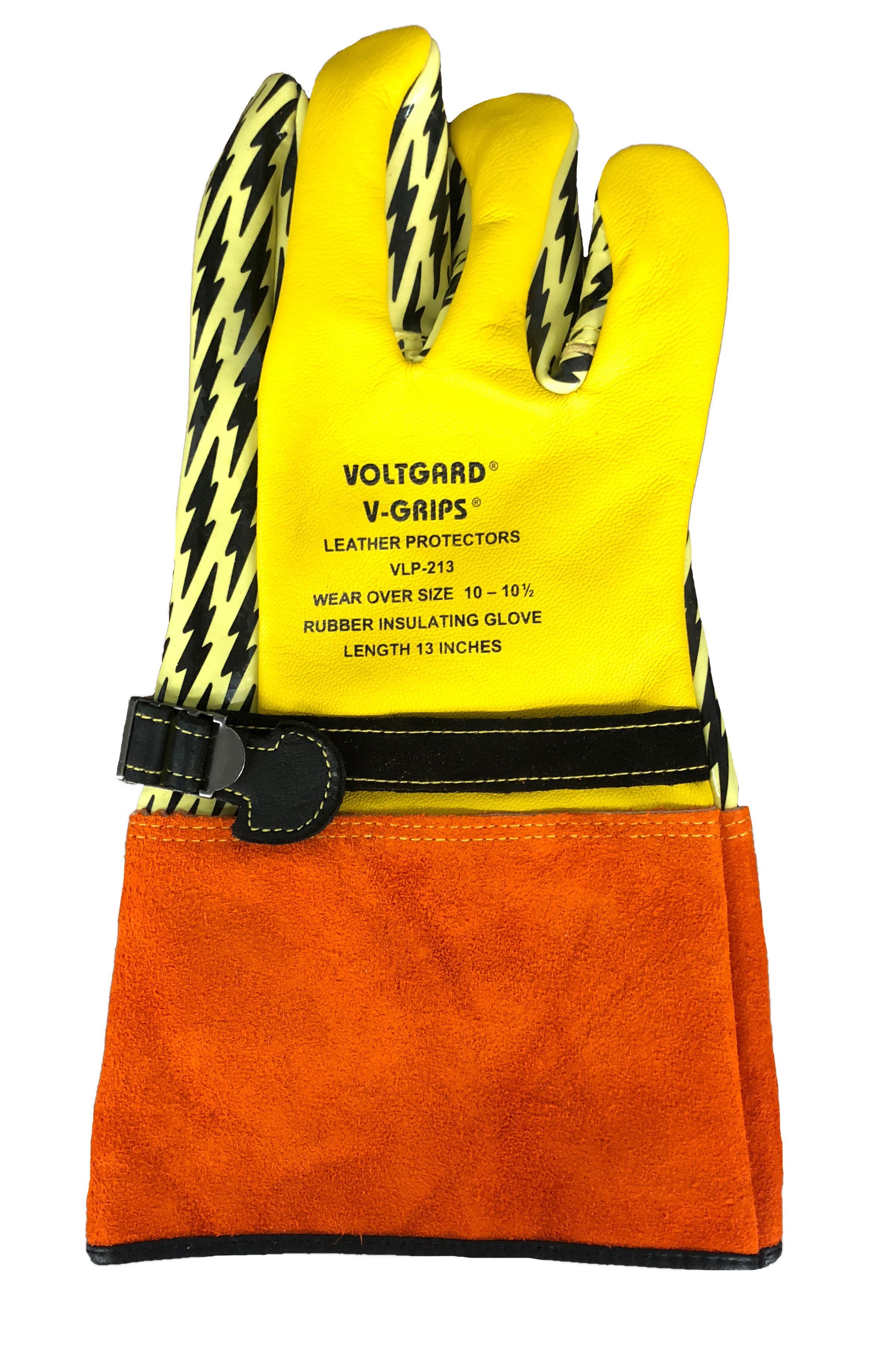 Saf-T-Gard® Voltgard® VLP-213/10 V-GRIPS® Leather Protector Gloves