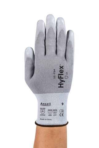 Ansell® HyFlex® 11-754/10 Coated Cut-Resistant Gloves