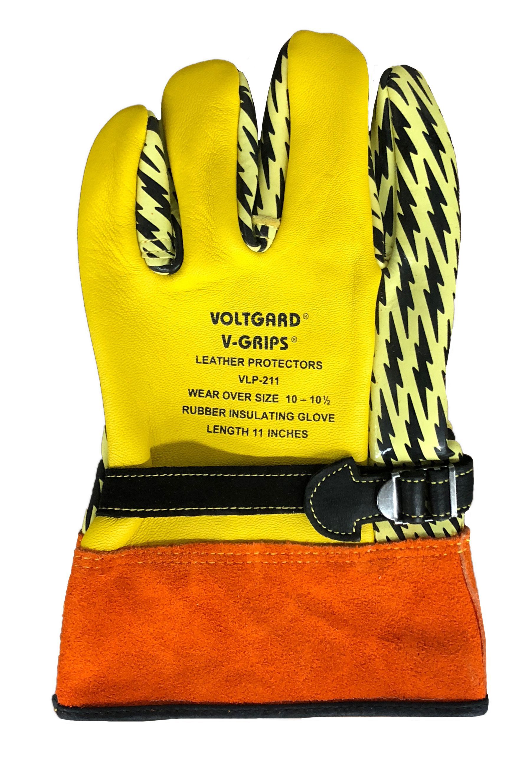 Saf-T-Gard® Voltgard® VLP-211/10 V-GRIPS® Leather Protector Gloves