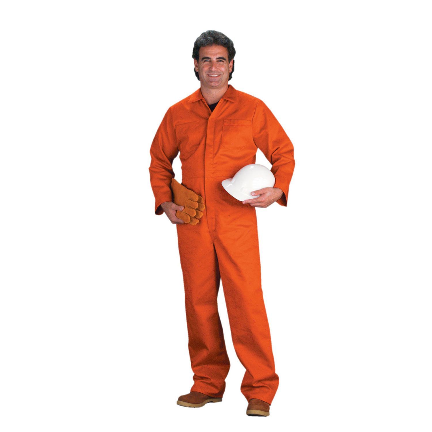 Chicago Protective Apparel 605IND-O/2XL Orange Indura® Flame-Resistant Coveralls