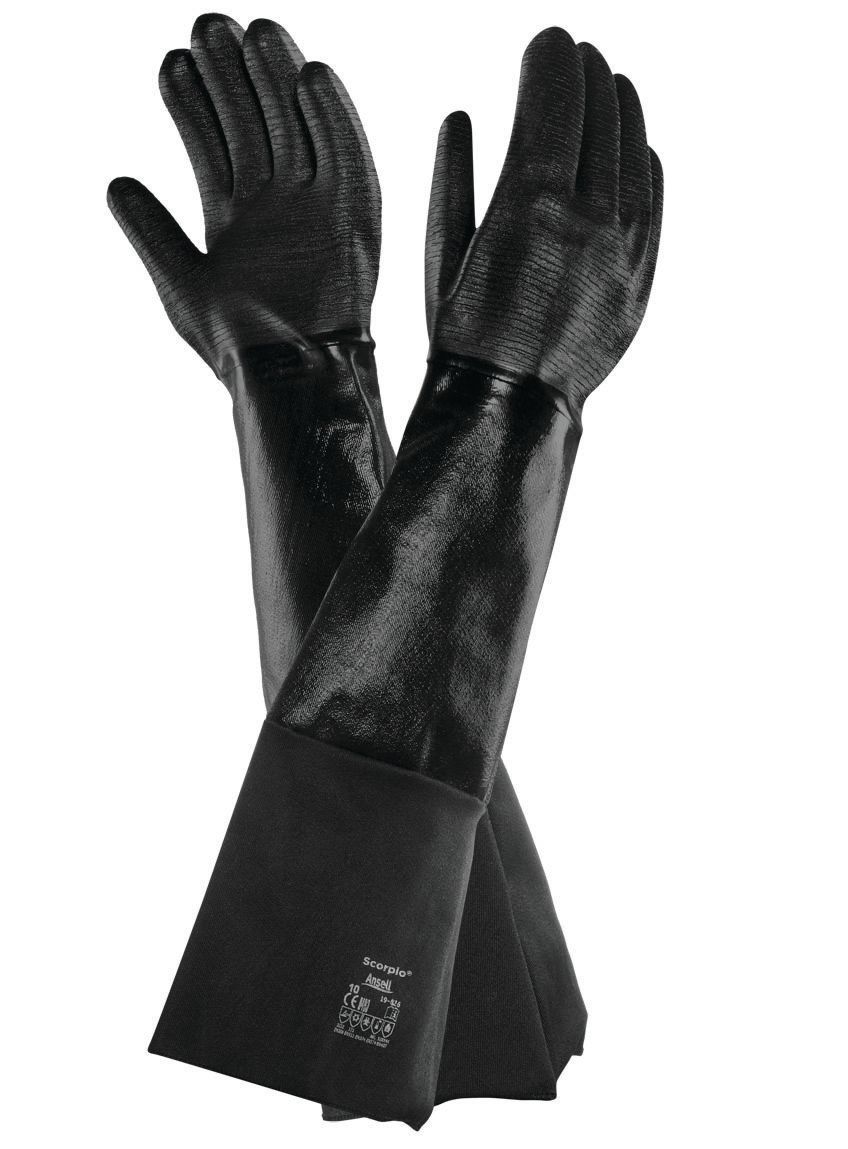 Ansell® Scorpio® ThermaPrene® 19-026/10 Neoprene Chemical-Resistant Gloves