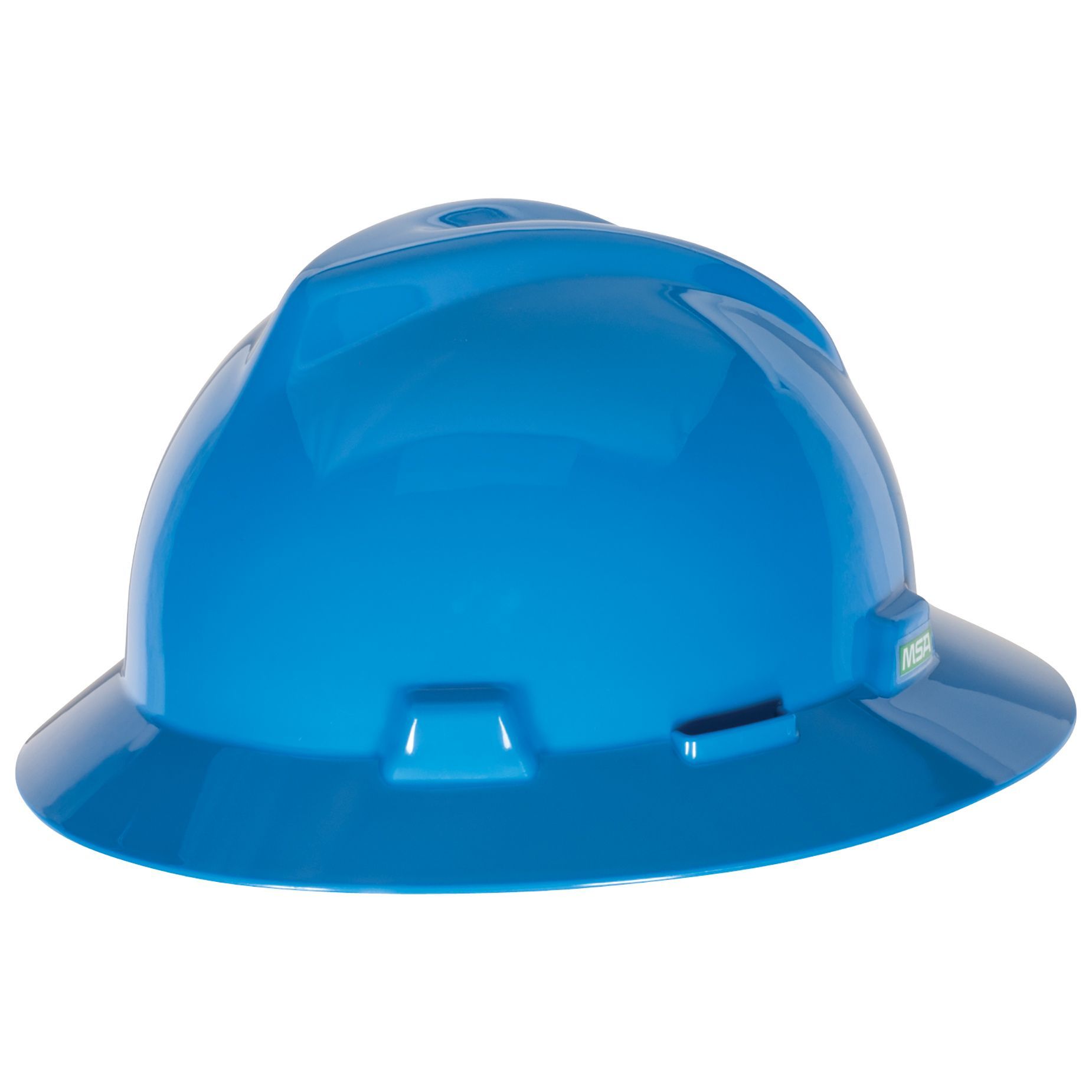 MSA V-Gard® 475368 Full Brim Hard Hat with Fas-Trac® III Suspension