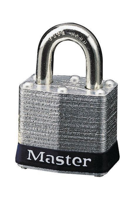 Master Lock® 3-BLK Steel Safety Padlock