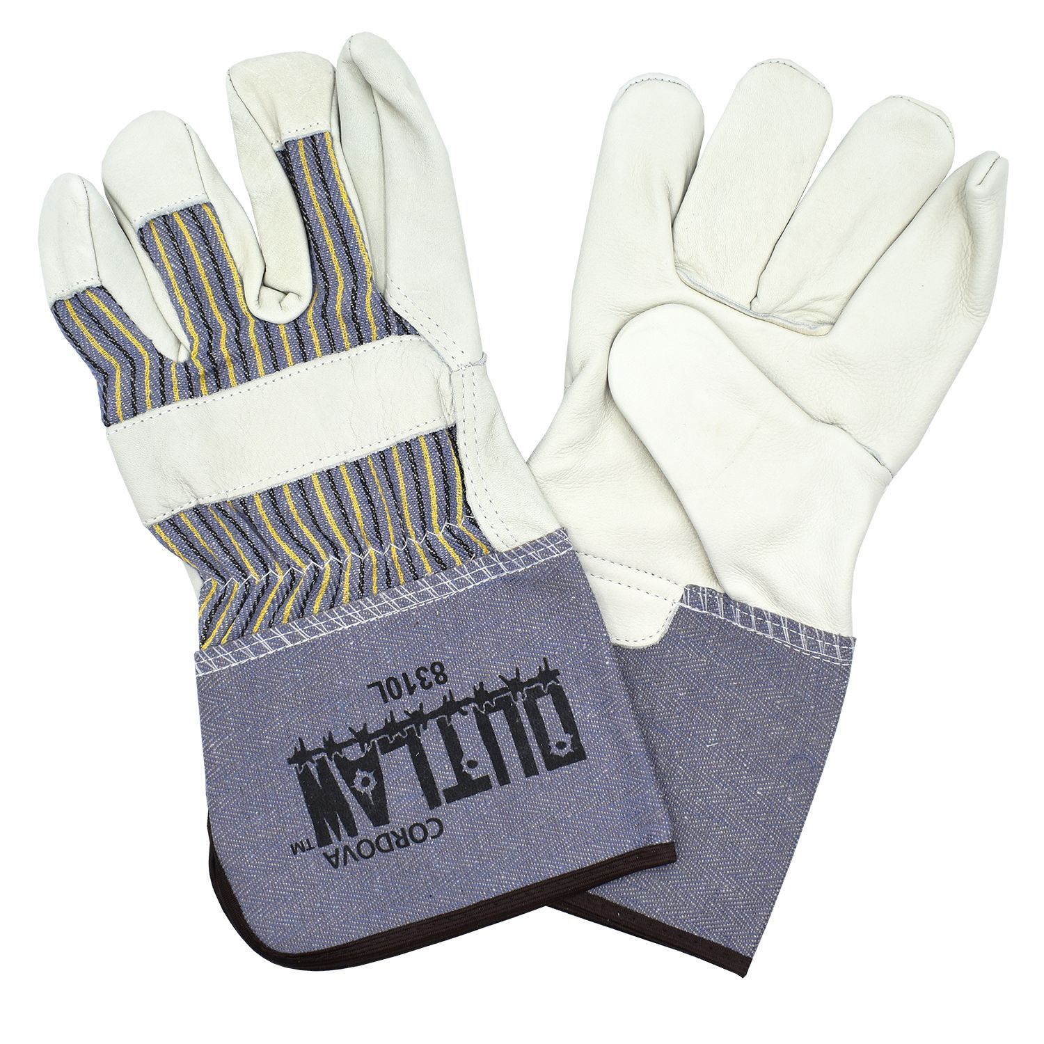 Cordova Safety Outlaw™ 8310/L Leather Palm Gloves