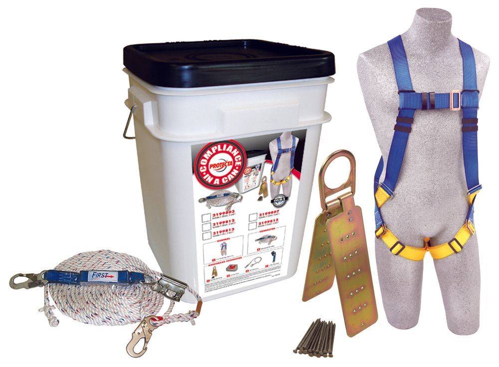 3M™ PROTECTA® 2199803 Compliance in a Can™ Roofer's Fall Protection Kit