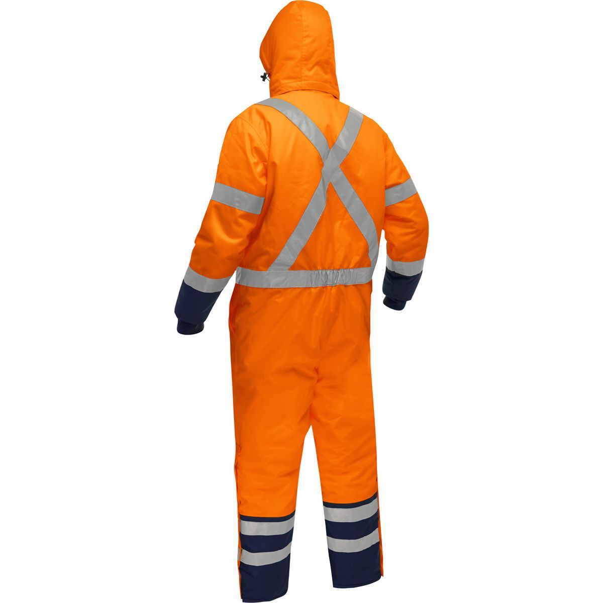 PIP Global Safety Bisley® 344M6453X-ORNV/2XL Hi-Viz Orange ANSI Type R Class 3 Extreme Cold Coverall