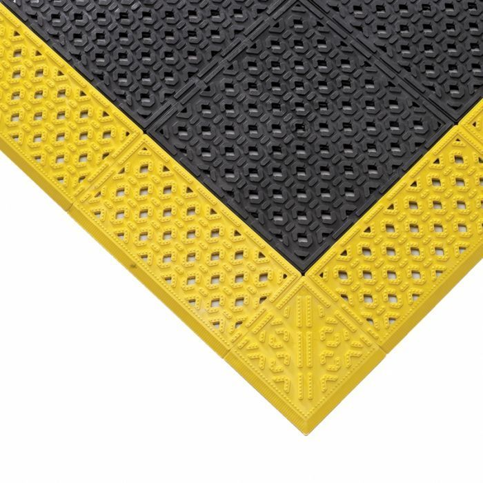 NoTrax® Cushion-Lok™ 520-30x36/BY Raised Interlocking Drainage Mat