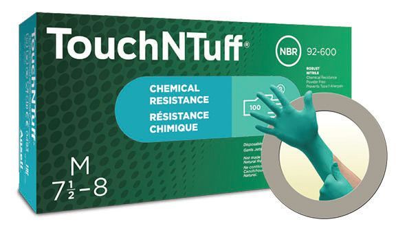 Ansell® Touch N Tuff® 92-600/L 100% Nitrile Disposable Gloves