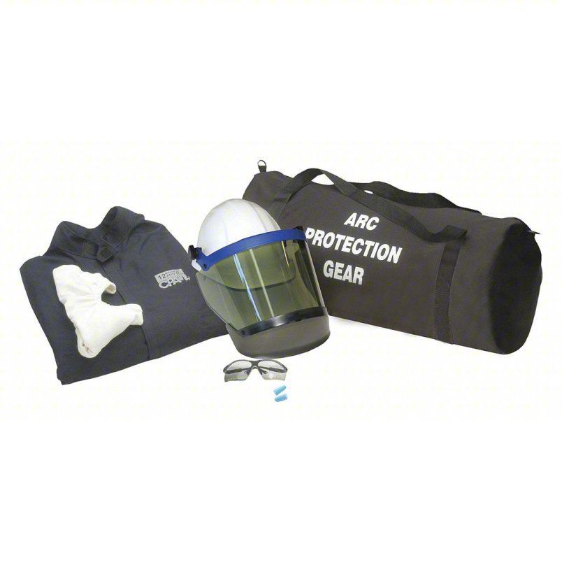 Chicago Protective Apparel AG12-CV-NG/2XL 12 Cal Arc Flash Protection Coveralls Kit