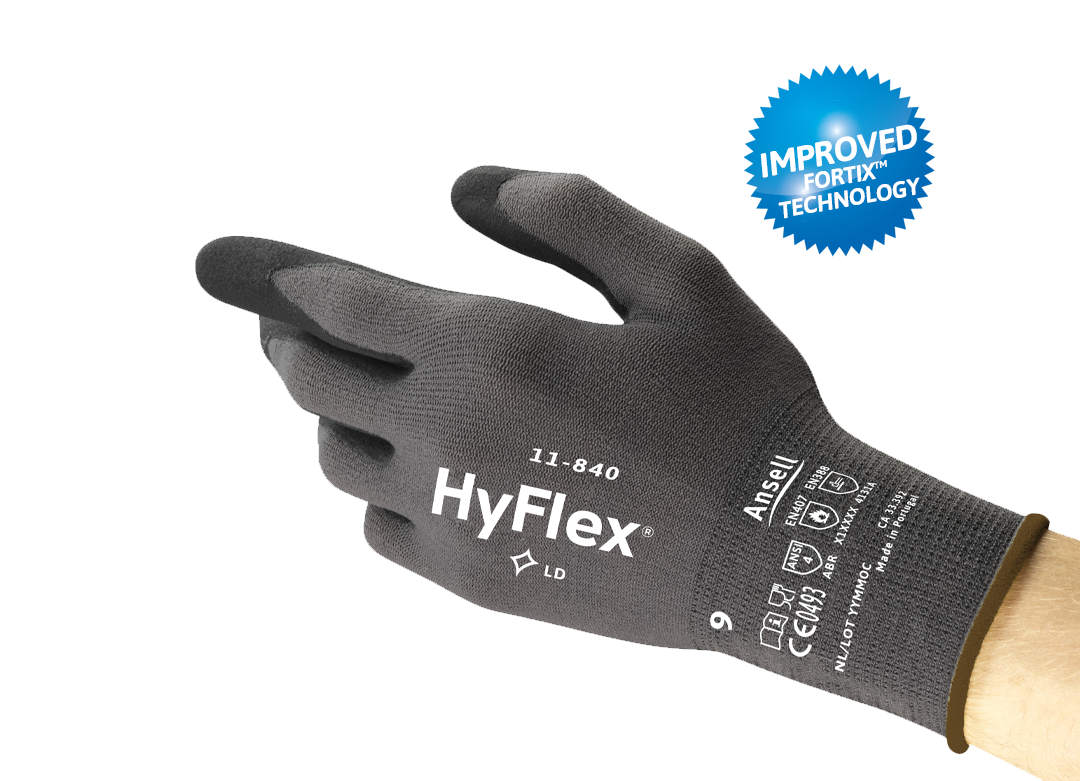 Ansell® HyFlex® 11-840/10 General Purpose Coated Gloves
