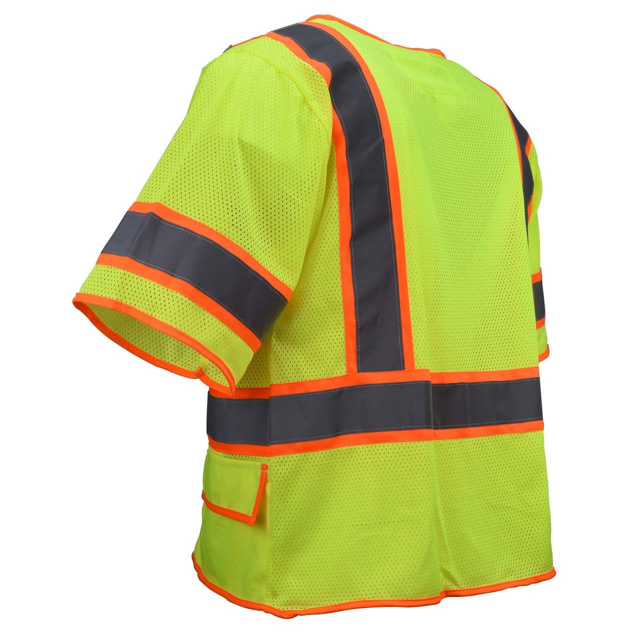 Radians Radwear® SV2725-3ZGM/2XL Type R Class 3 Self Extinguishing Multipurpose Surveyor Vest