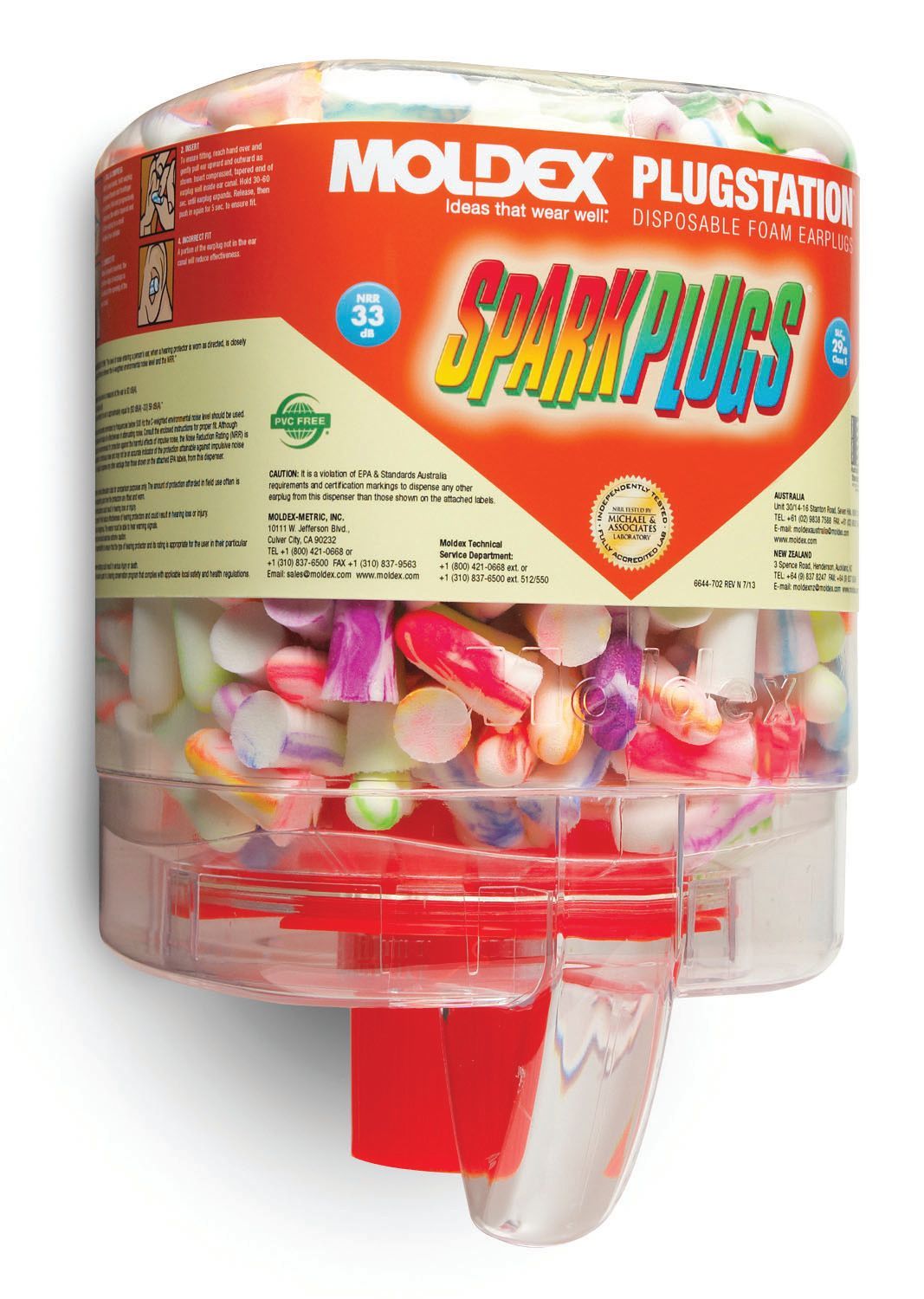 Moldex® SparkPlugs® 6644 PlugStation® Earplug Dispenser