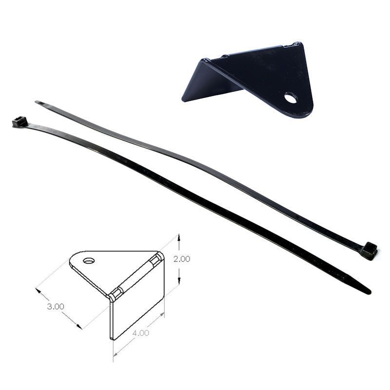 Ideal Warehouse Innovations Inc. 70-1091-1 Universal Forklift Spotter Bracket Kit