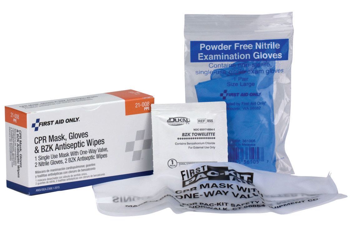 First Aid Only® 21-008 CPR First Aid Pack