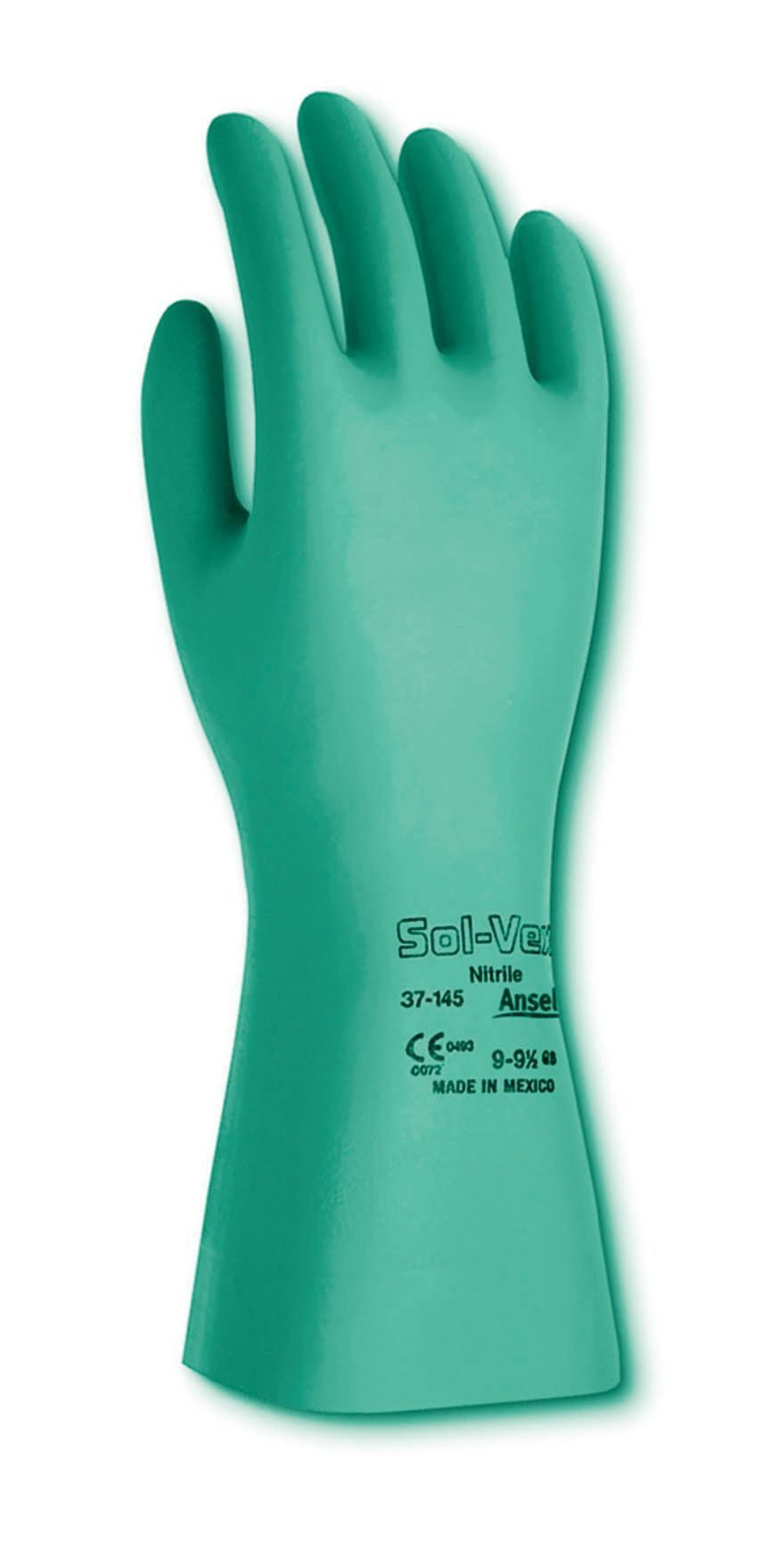 Ansell® Solvex® 37-145/10 Nitrile Immersion Chemical-Resistant Gloves
