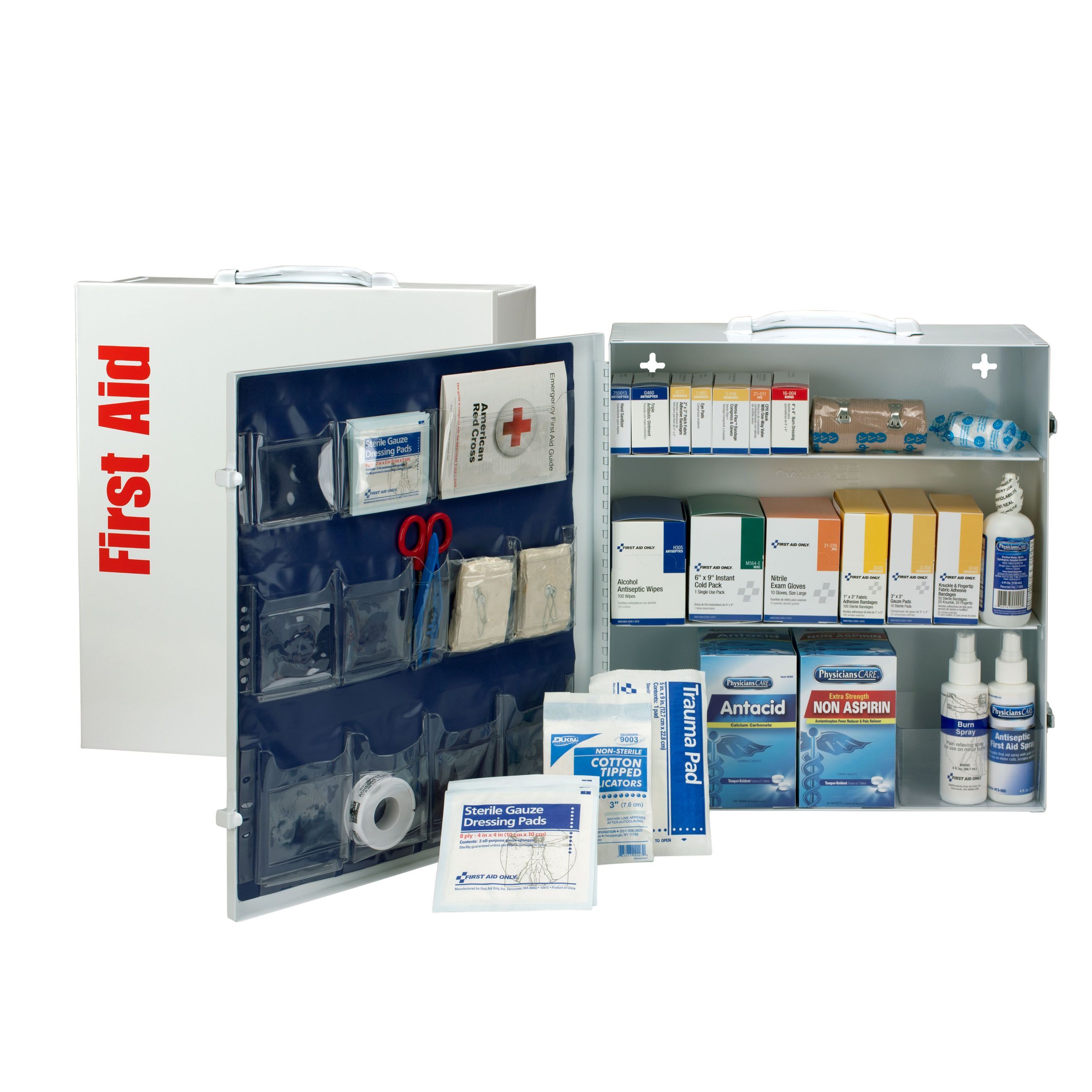 First Aid Only® 90-574 100-Person First Aid Station with Medication