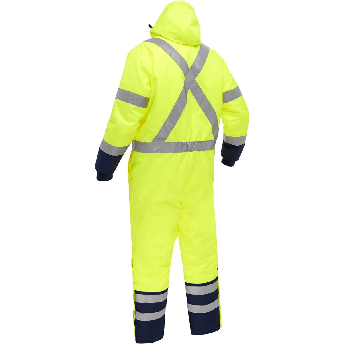 PIP Global Safety Bisley® 344M6453X-YLNV/2XL Hi-Viz Yellow ANSI Type R Class 3 Extreme Cold Coverall