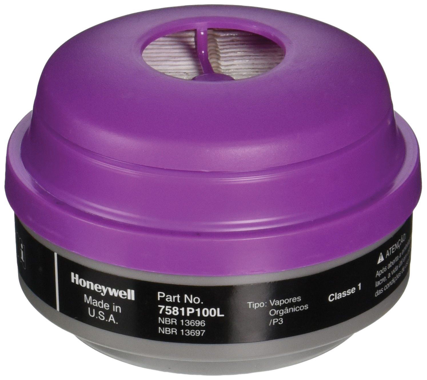 North® 7581P100L Organic Vapor Cartridge/P100 Filter Combination