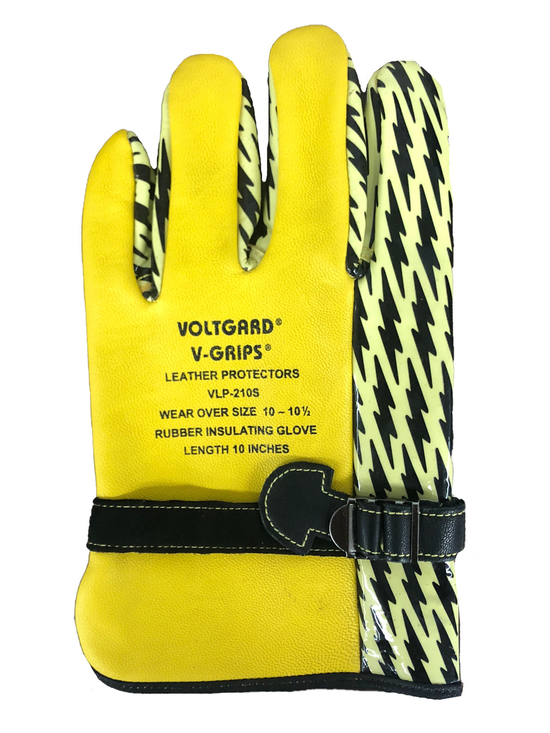 Saf-T-Gard® Voltgard® VLP-210S/10 V-GRIPS® Leather Protector Gloves