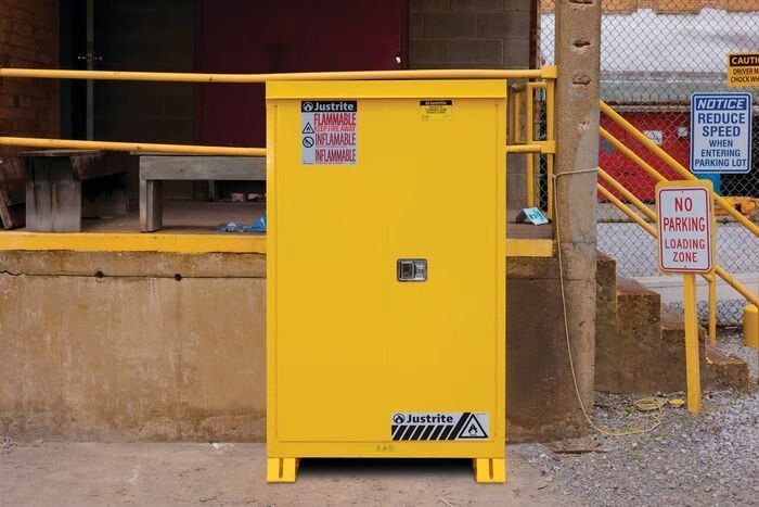 Justrite® Sure-Grip® EX 814500 45-Gal Outdoor Safety Cabinet for Flammables
