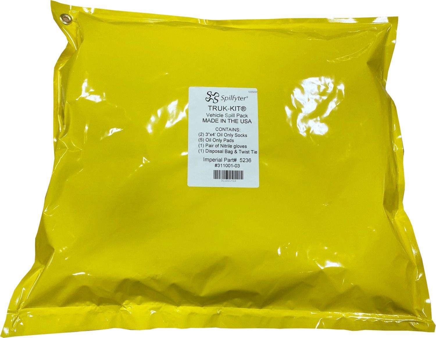 FyterTech Nonwovens™ Spilfyter™ 311001 Truk-Kit® Standard Vehicle Spill Kit, Oil-Only